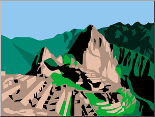 machu picchu clipart