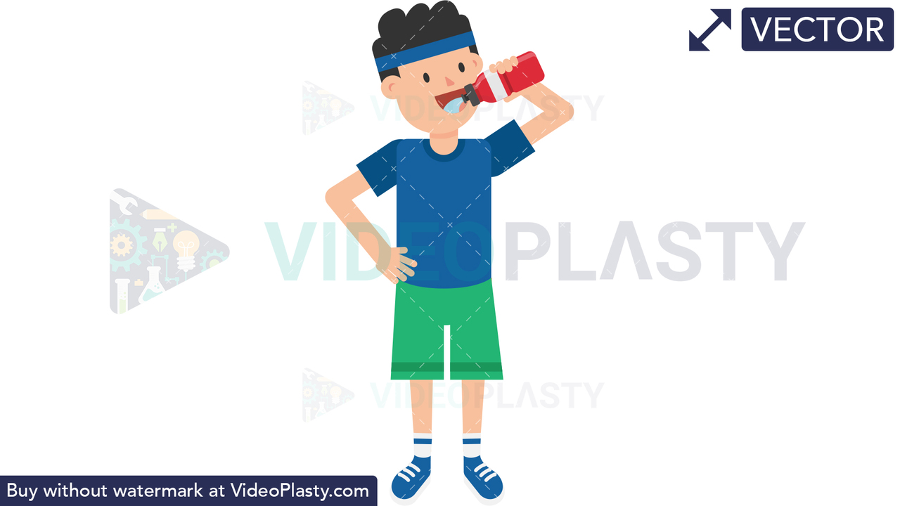 clipart drinking water