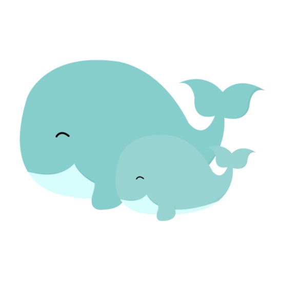 baby shower whale clipart