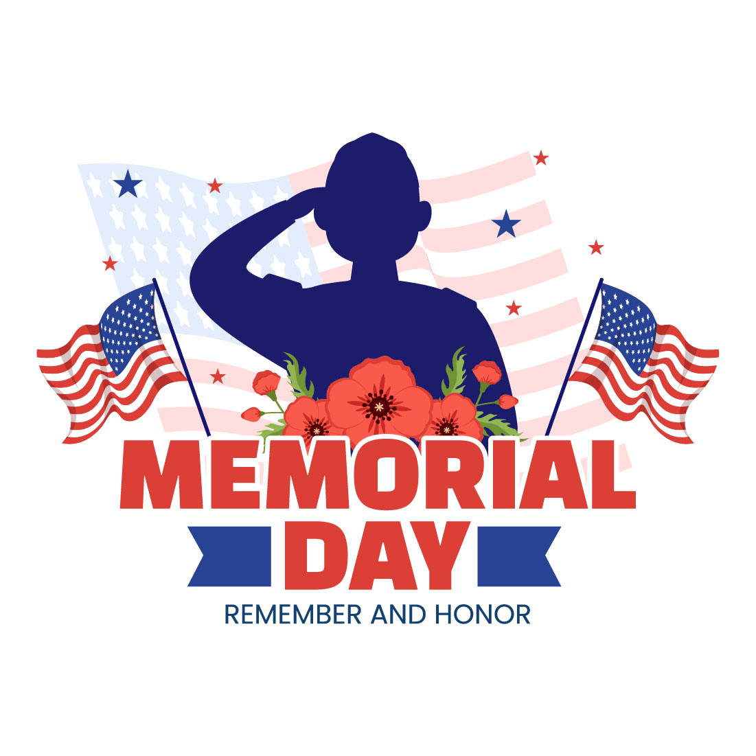 Memorial Day 2023 Text Typography Png Transparent Clipart Images Clip