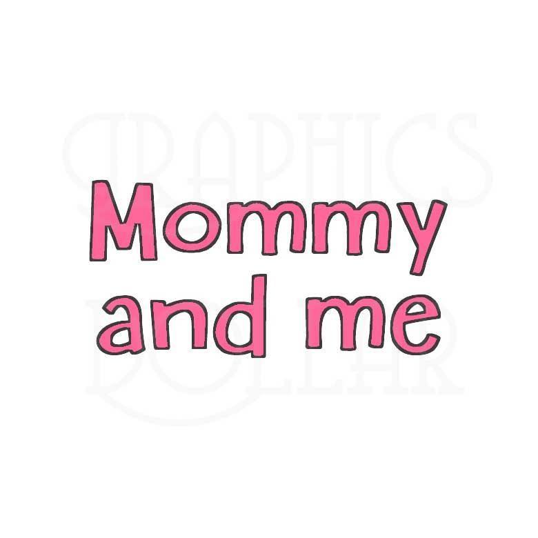 mommy and me clipart