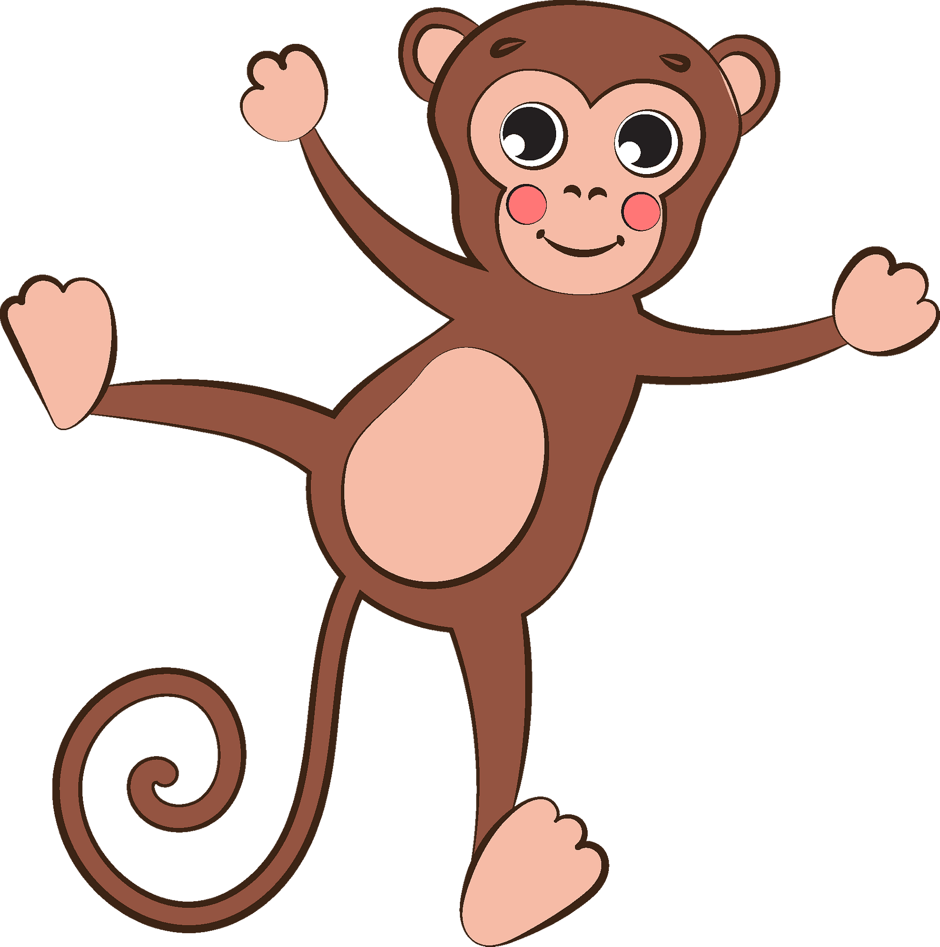 monkey-clipart-cute-monkey-sitting-in-a-tree-clip-art-library