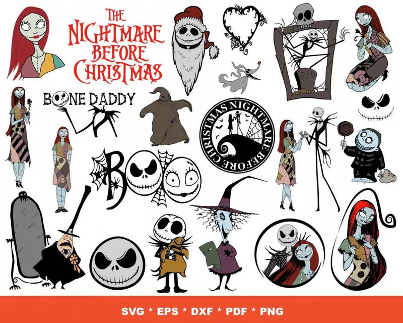 22 Nightmare Before Christmas Coloring Pages (Free PDFs)