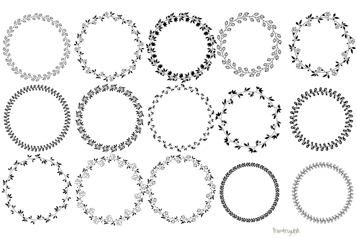 9 Round Frame Clipart! - The Graphics Fairy