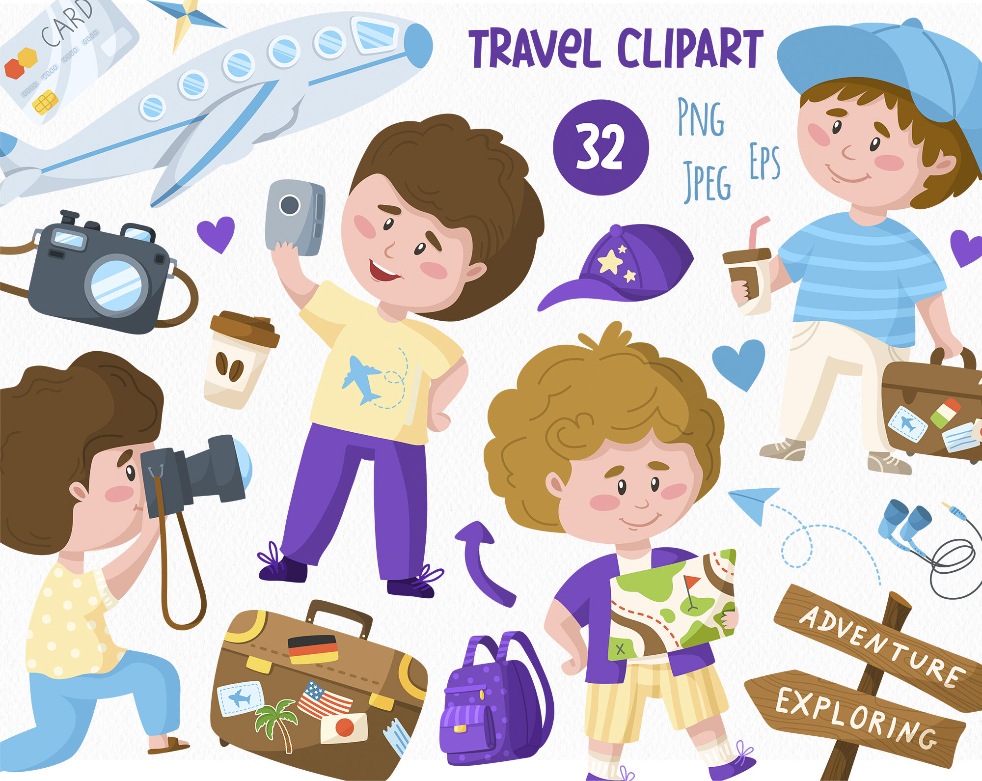 tourist clipart