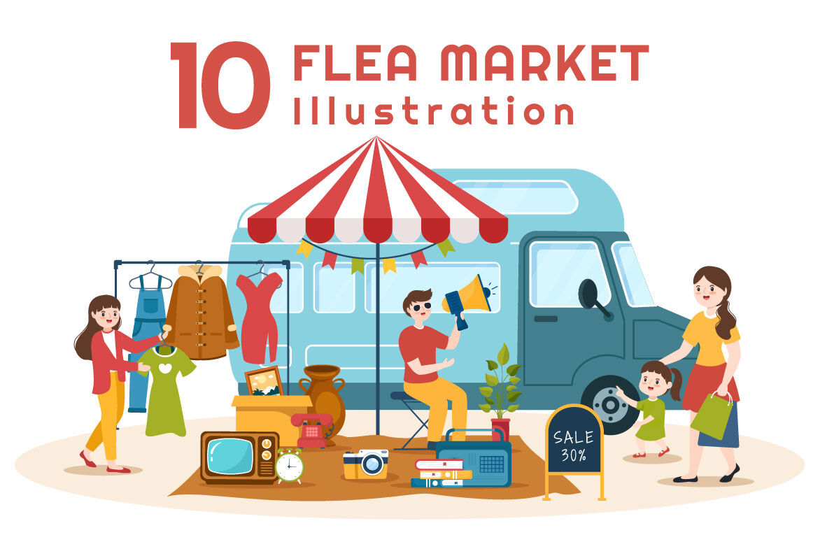 Free flea market Clipart | FreeImages - Clip Art Library