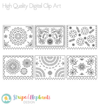 papel picado clipart