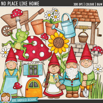 garden gnome clipart