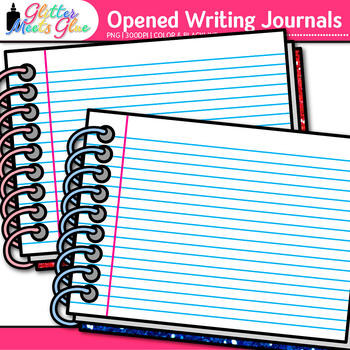 Landscape Oriented Writing Journal - Set of 12