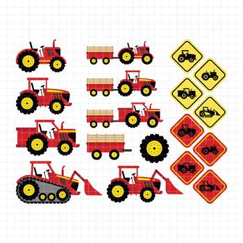 Red Tractor Images | Free Photos, PNG Stickers, Wallpapers 
