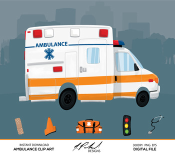 ambulance-clipart-ambulance11 - Louis T Graves Memorial Public Library