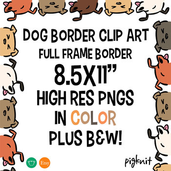 Dog Border Images - Free Download on Clipart LIbrary