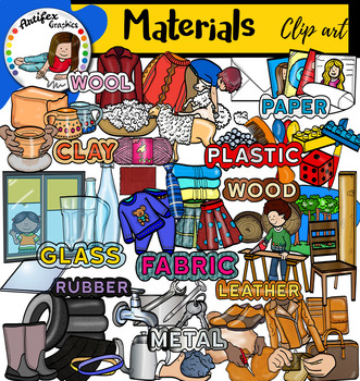 CLIP ART - Art Supplies - for commercial and personal use