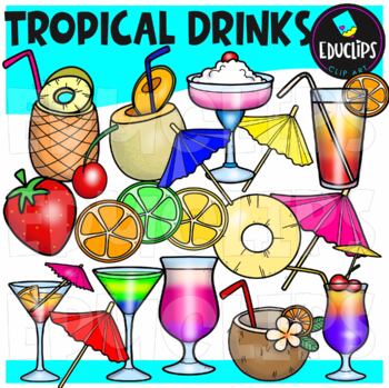 Tropical Drink Clipart Images | Free Download | PNG Transparent 