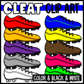 football cleats clipart