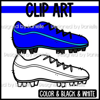 football cleats clipart