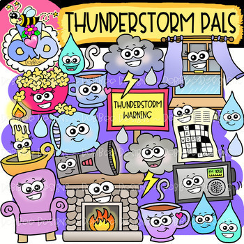Thunderstorm Cartoon Clipart Vector Images (over 210)