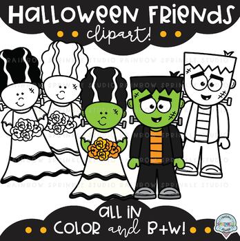halloween characters clipart