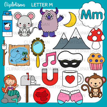 clipart letter m