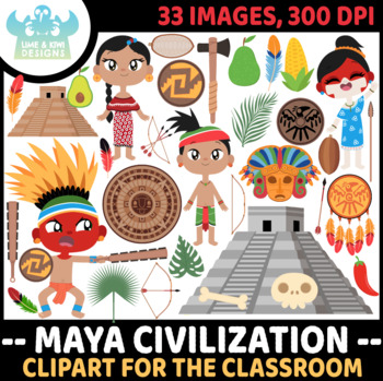 Architecture Clip Art by Phillip Martin, Maya Pyramid - Clip Art Library