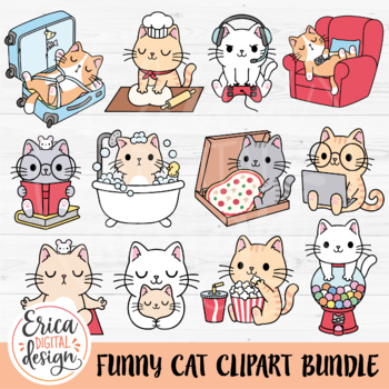 Top Cute Cat Stock Vectors, Illustrations & Clip Art - iStock - Clip Art  Library