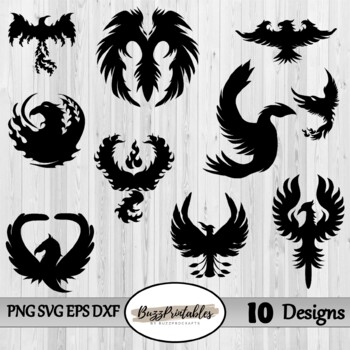 Phoenix svg, phoenix clipart, phoenix svg cut files for cricut silhouette, phoenix dxf, png