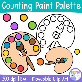 Paint palette clipart. Free download transparent .PNG