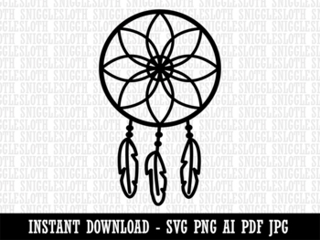 Doodle Dreamcatcher clipart By PassionPNGcreation | TheHungryJPEG