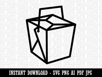 chinese takeout clipart