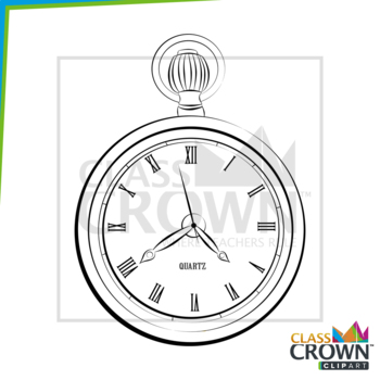 pocket watch clipart