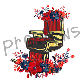 vintage barber clipart