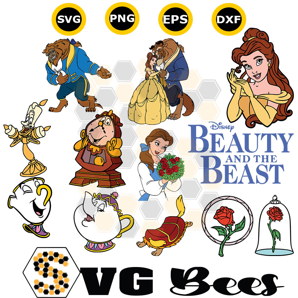 Belle & the Beast Clip Art Images | Disney Clip Art Galore - Clip Art ...