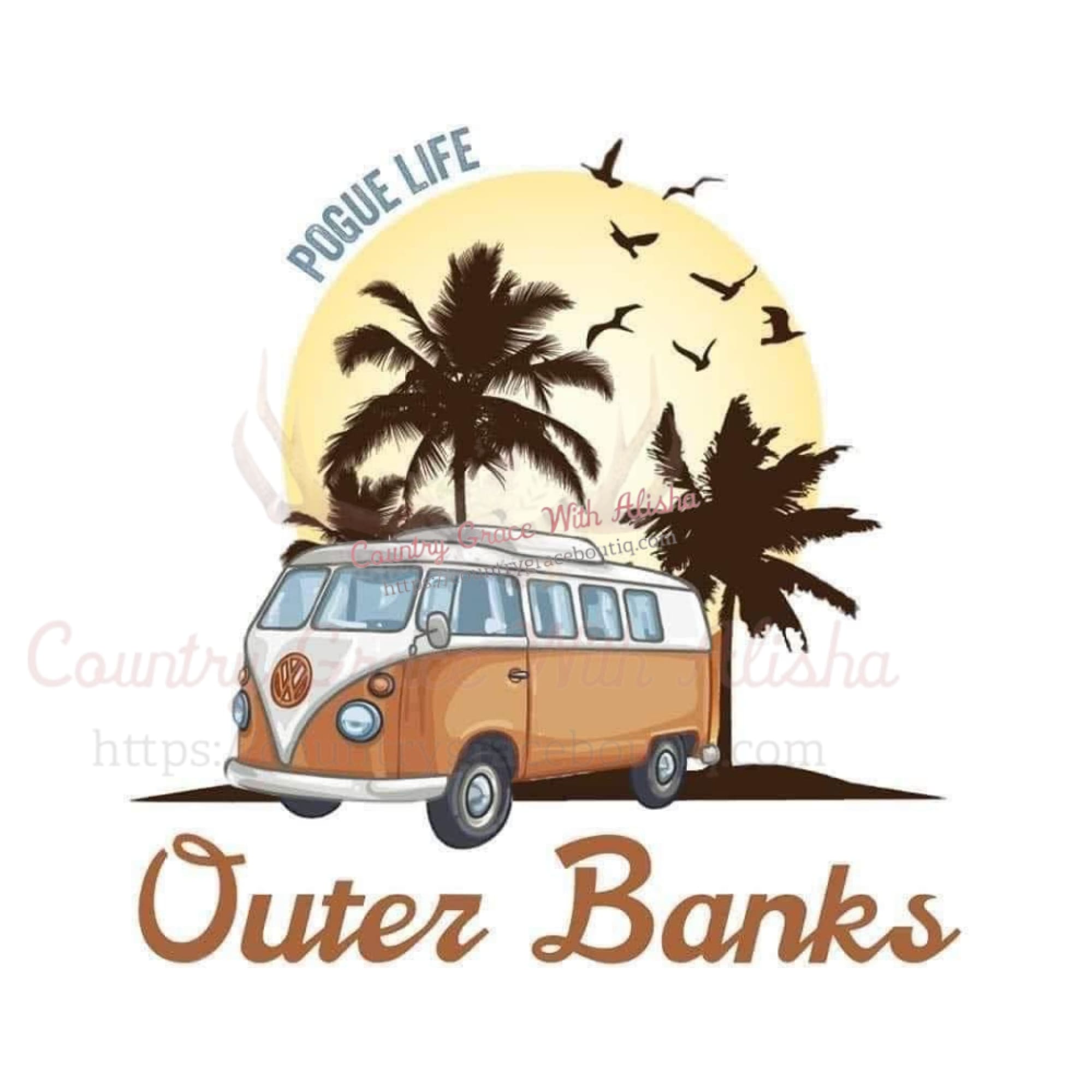 Pogue Life Svg, Outer Banks Svg, Obx Beach Svg, Pogue Side Svg, Beach 