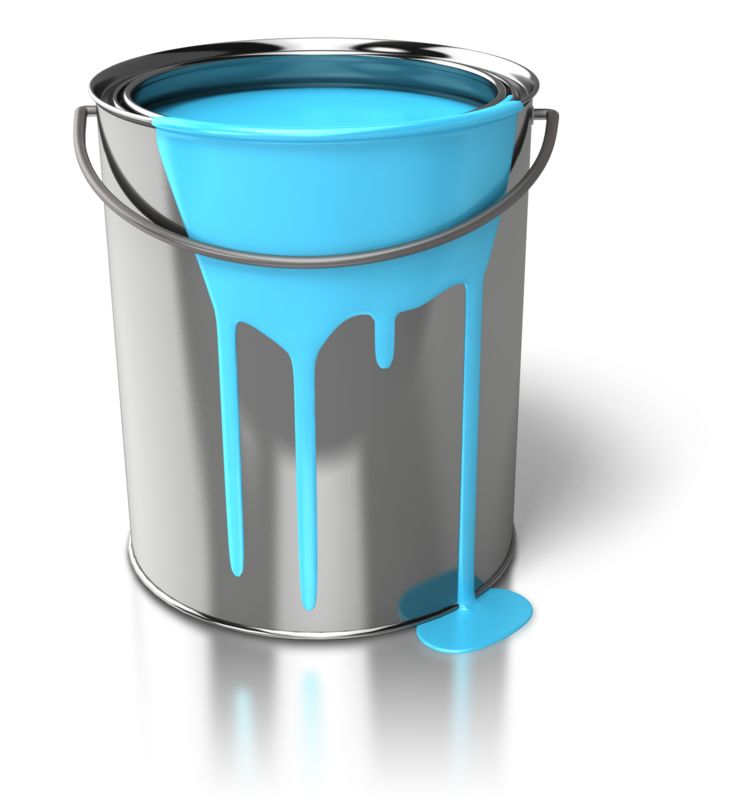 Filled Paint Bucket  Great PowerPoint ClipArt for Presentations