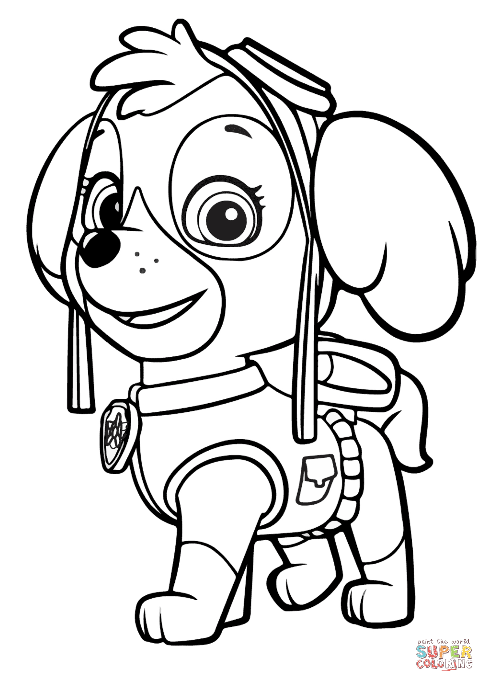 skye paw patrol clipart