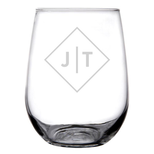 stemless wine glass clipart