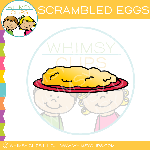 scrambled eggs clipart