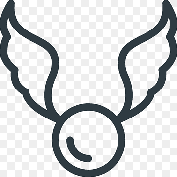 Snitch Wings Svg 