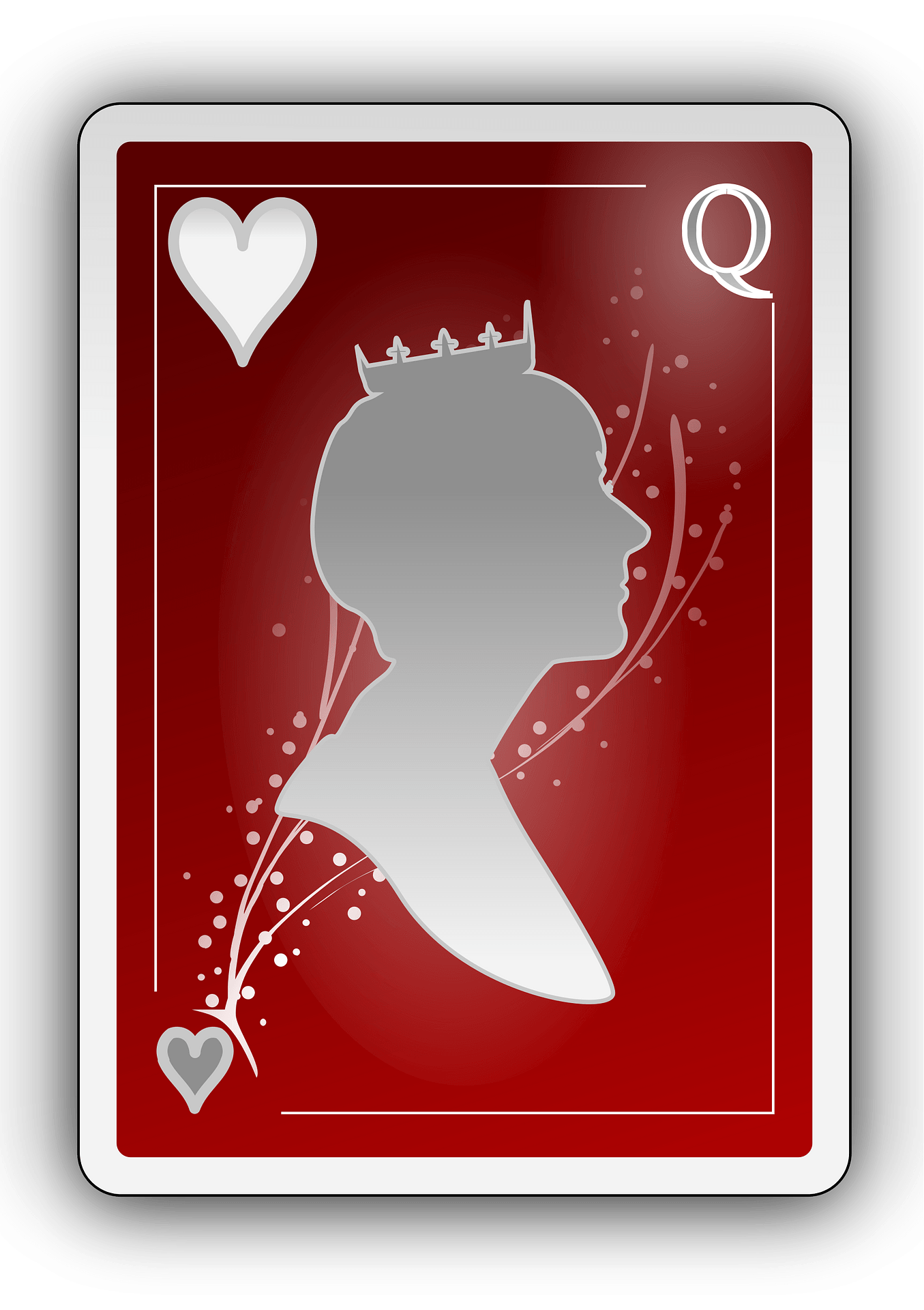 Free Clipart Queen Of Hearts Casino Clip Art Library