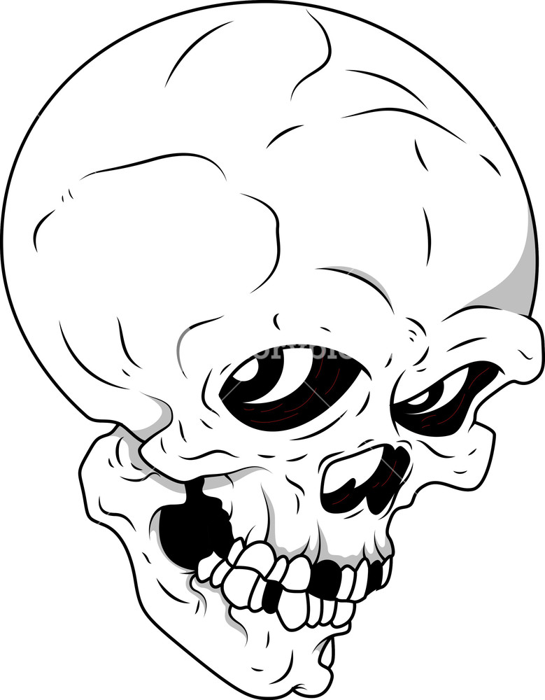 Skull 5 Royalty Free Stock Vector Clip Art - Clip Art Library