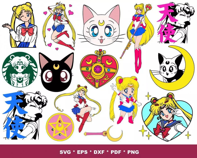 sailor moon clipart