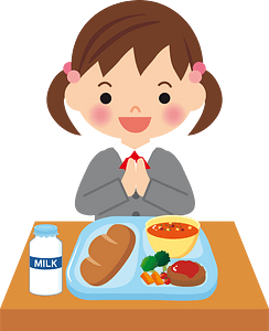 eating dinner clipart