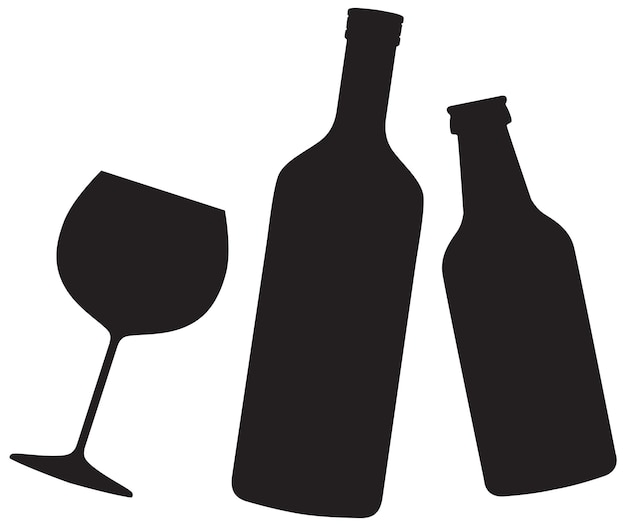 alcohol bottle clipart