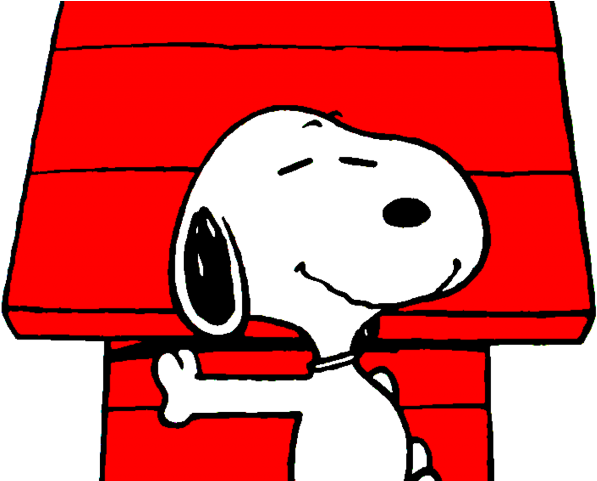 snoopy dog house clipart