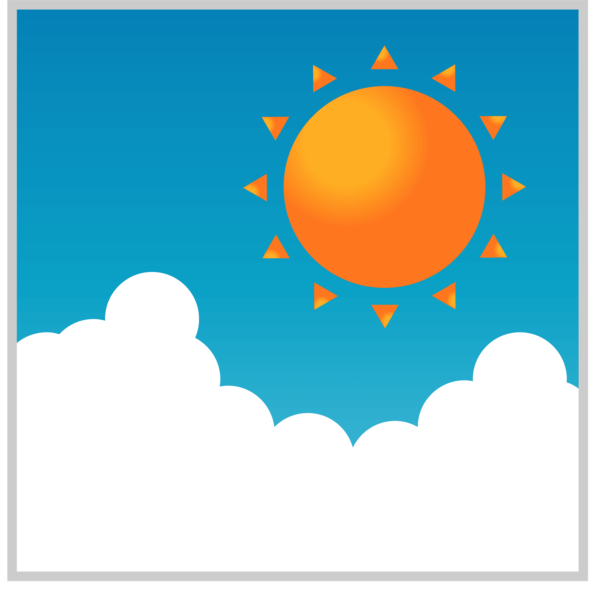 File:Weather icon - sunny.svg - Wikimedia Commons