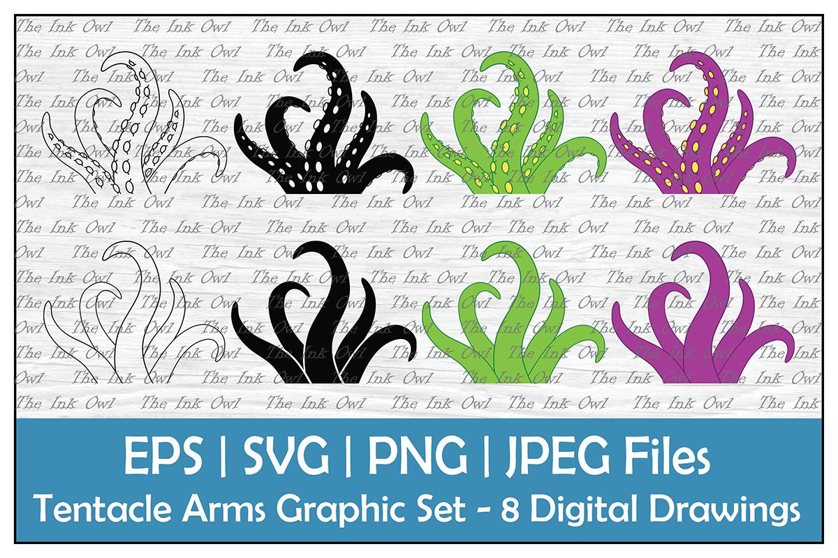 Octopus Svg Kraken Clipart Tentacles Png Octopus Dxf Logo Etsy Clip Art Library