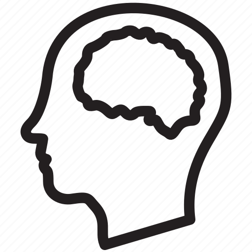 Outline Of The Human Brain PNG, Clipart, Artwork, Black And White 