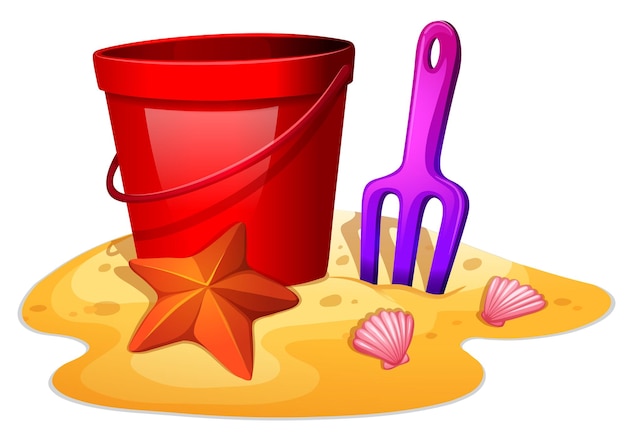 JMRush Designs: Sand Pail, Sea Shells, and Shovel - Clip Art Library