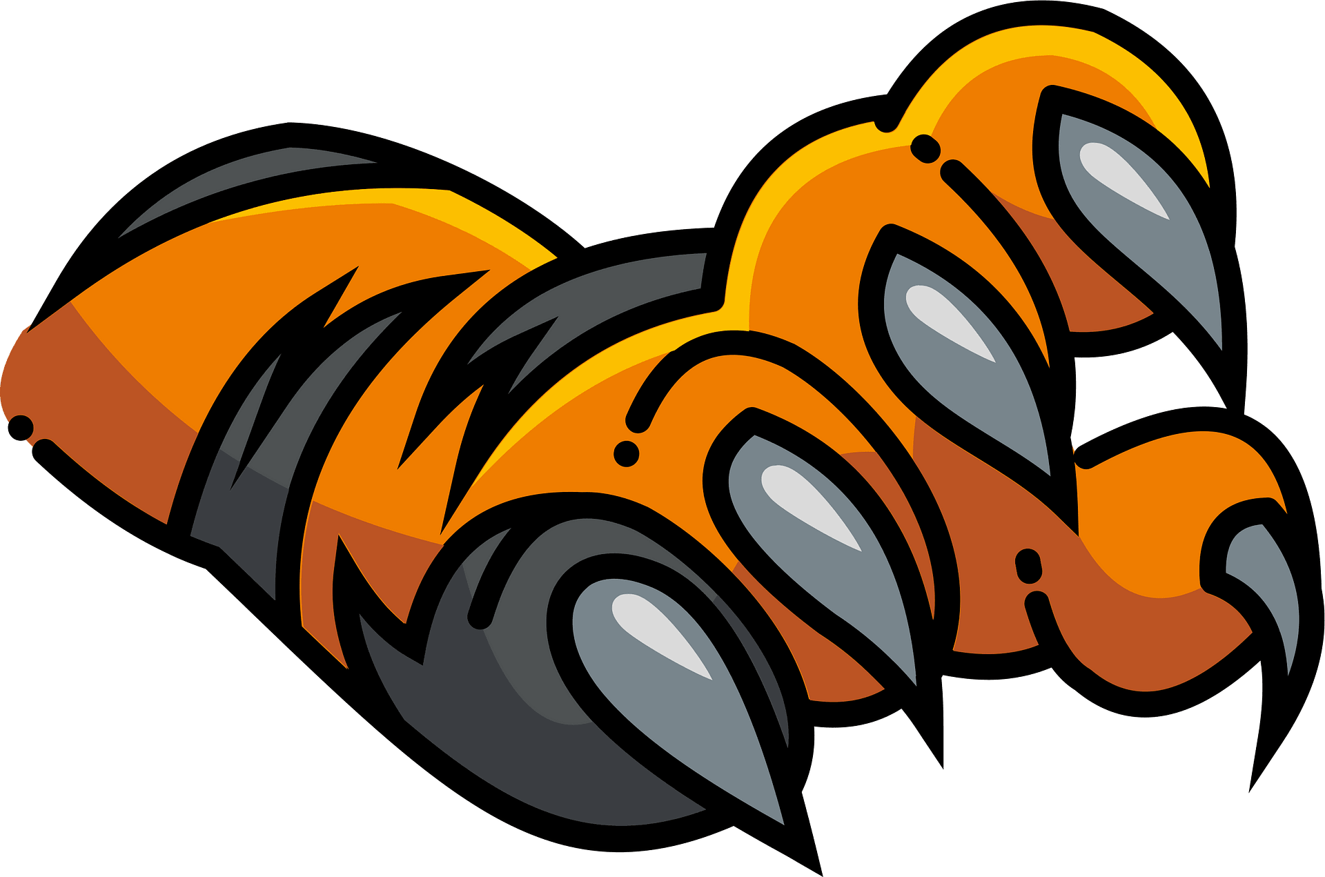Golden Eagle Claw | ClipArt ETC - Clip Art Library