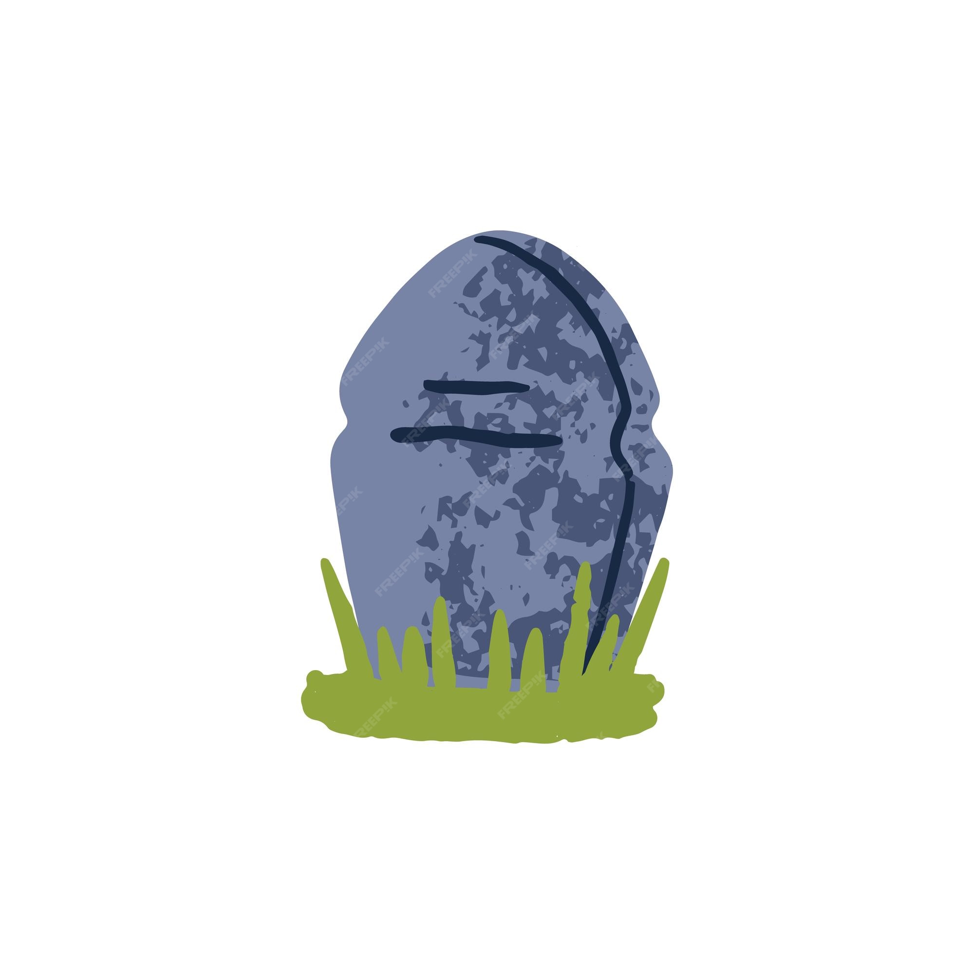 Halloween Crows and Grave Illustrations, Spooky Clipart
